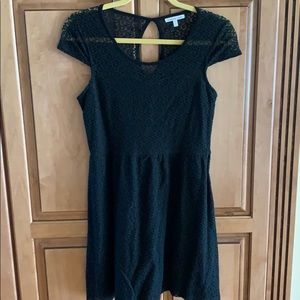 black lacey dress